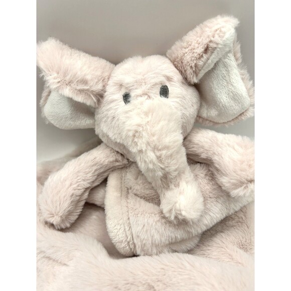 Pink Elephant Baby Lovey Plush Soft Security Blanket Comforter S.L Home Fashions - Picture 5 of 10